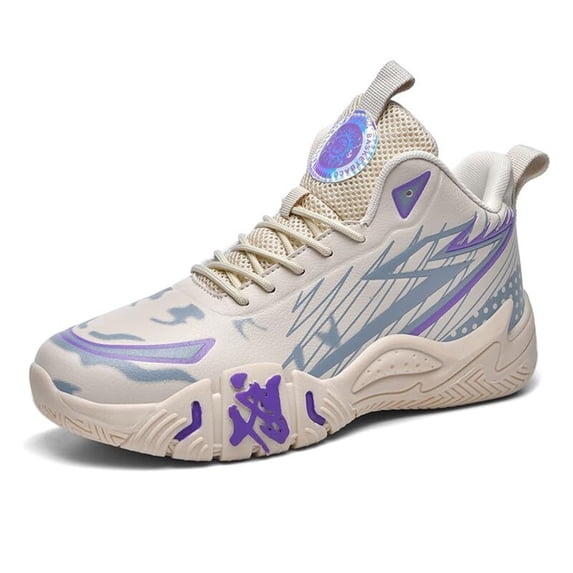 Novetra Men's Basketball Shoes Walking Running Breathable Comfortable Sneakers - COLOURED_4
