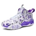thumbnail image 1 of Novetra Men's Basketball Shoes Walking Running Breathable Comfortable Sneakers - PURPLE_6, 1 of 6
