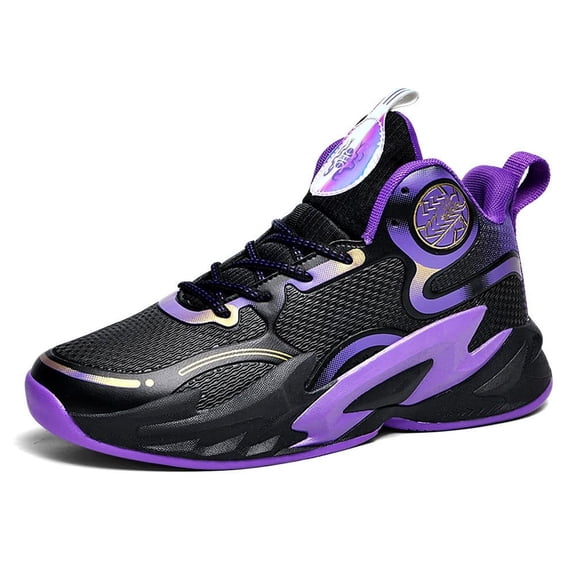 Novetra Men's High Top Basketball Shoes, Cushioning and Support Training Sports Shoes