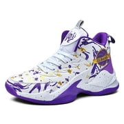 Novetra Mens High Top Basketball Shoes, Cushioning and Support Training Sports Shoes