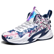 Novetra Mens High Top Basketball Shoes Outdoor Sports Running Tennis Sneakers Gifts