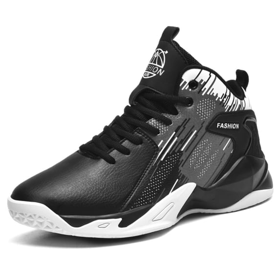 Novetra Men's High Top Basketball Sports Shoes Fashionable Anti Slip Basketball Boots Gifts