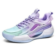 Novetra Men's Lightweight Breathable Basketball Shoes with Stylish Color - Block Design Running Shoes