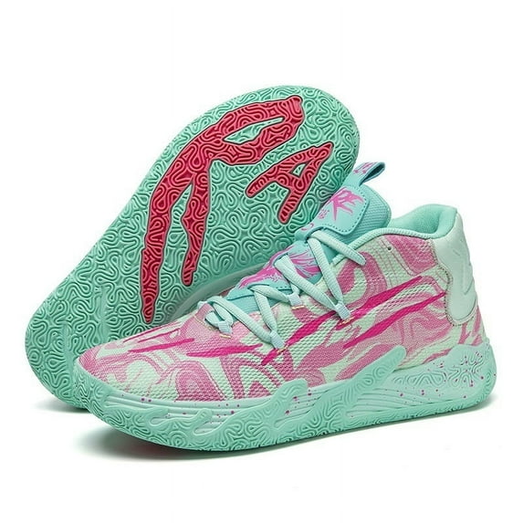 Novetra Unisex Basketball Sneakers Breathable Athletic Shoes with Multi Color Matching Design, Dynamic Traction All-Day Comfort for Indoor/Outdoor Courts Running Shoes