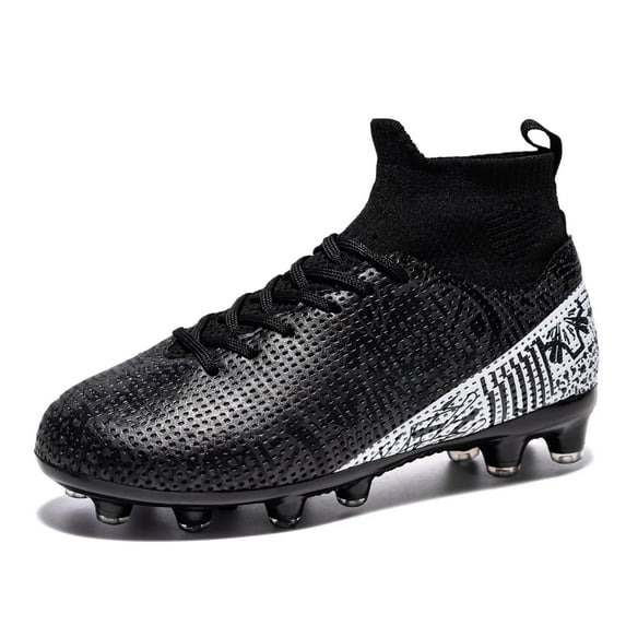 Novetra Unisex Football Shoes High Top Youth Training Anti Slip Soccer Boots