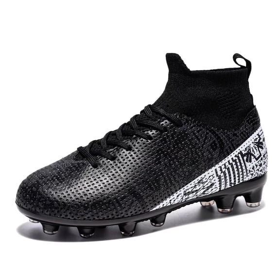 Novetra Unisex Football Shoes High Top Youth Training Anti Slip Soccer Boots