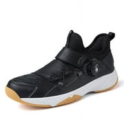 Novetra Unisex Tennis Badminton Table Tennis Training Shoes with Rotating Buckle for Sports Competitions