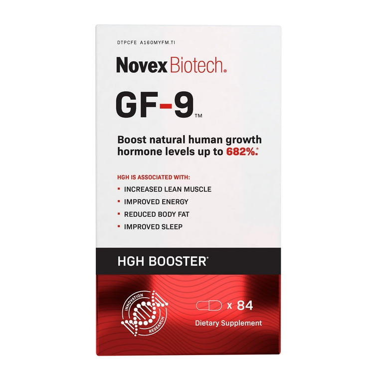 Novex Biotech GF-9 Peak Fitness Pills - 84 Count - Men&rsquo;s 