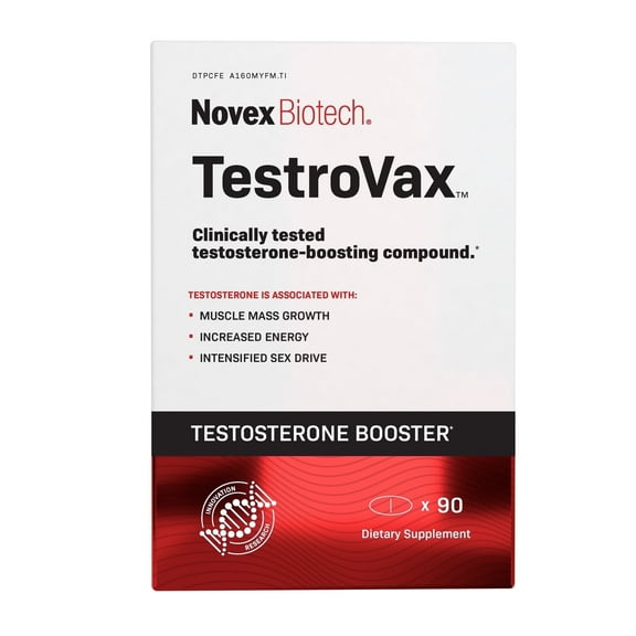 Novex Biotech TestroVax Natural Test Support Supplement, 90 Tablets – Promotes General Men’s Vitality & Energy