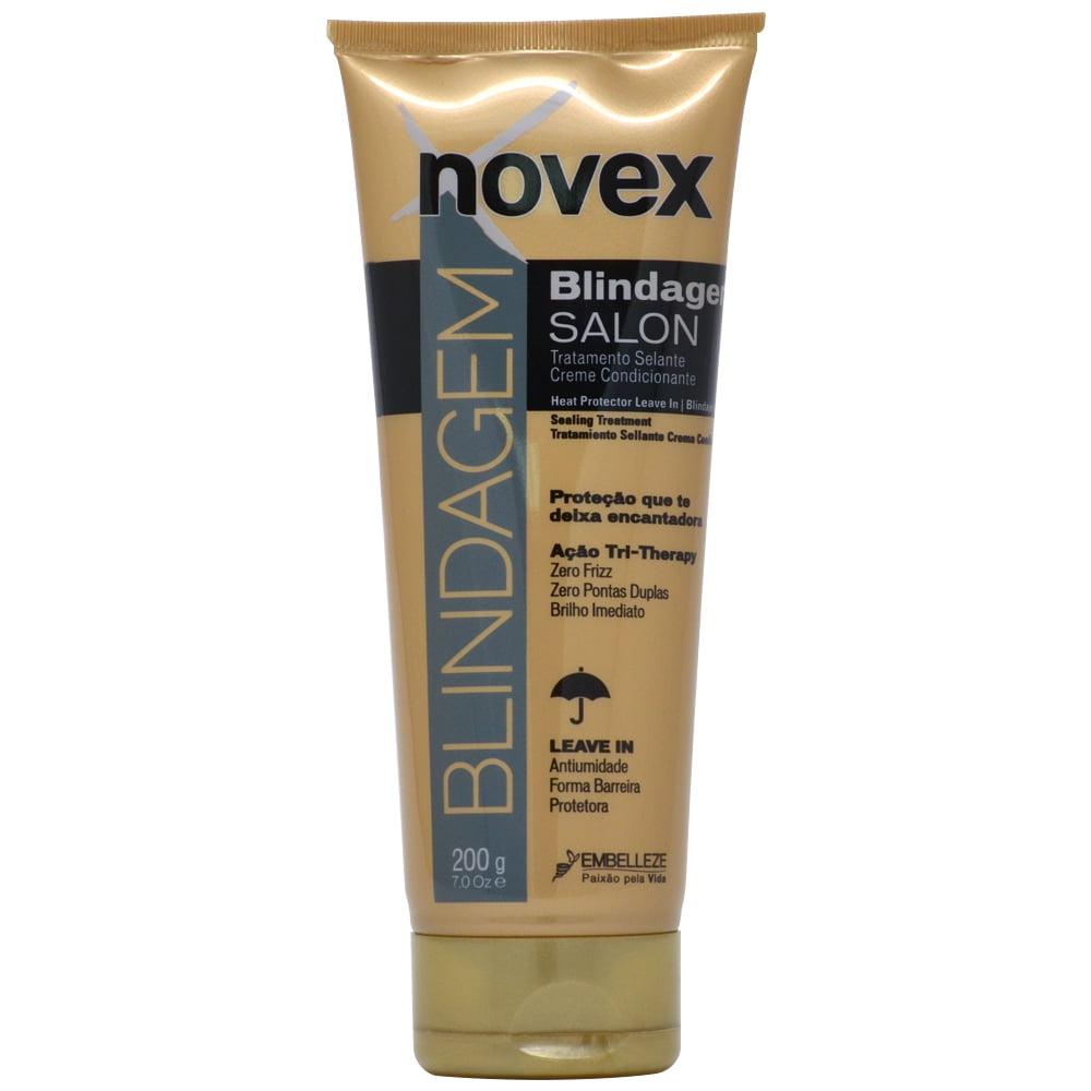 Novex Salon Blindagem Capilar Treatment Hair Shield Leavein 7oz / 200g