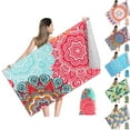 thumbnail image 1 of Novforth Microfiber Sand Free Beach Towel，72"x36"Oversized Lightweight Microfiber Super Absorbent Quick Fast Dry ，Outdoor Travel Swim Towel for Adults Women Men - Mandala, 1 of 9
