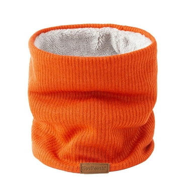 Novforth Winter Neck Warmer Men Scarf,Ski Neck Warmer Scarf for Women, Fleece Lining Double Layer Neck Gaiter Face Mask