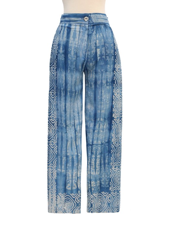 Cotton Lake Spiral Batik Handmade Artisan Women's Fashion Pants