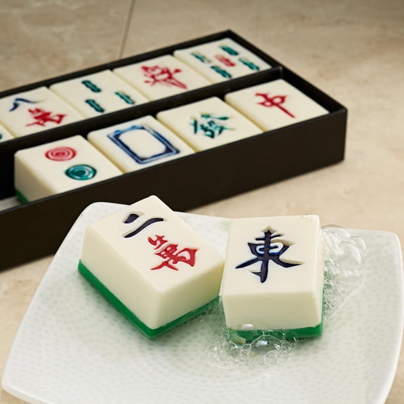 Novica Mah-Jongg (Boxed Set Of 12) Guest Soaps