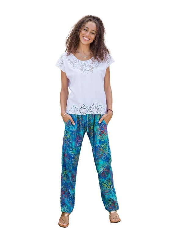 Rayon New Mandala Batik Handmade Women's Fashion Clothing Pants