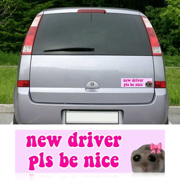 Novice Driver Sticker, Creative Stickers for Novice Driver, New Driver Gifts, Car Decoration Stickers