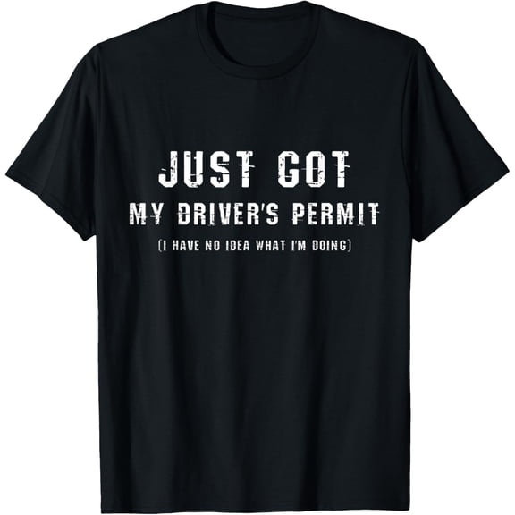 Novice Drivers Gift - Driving Instructor Driver's License T-Shirt