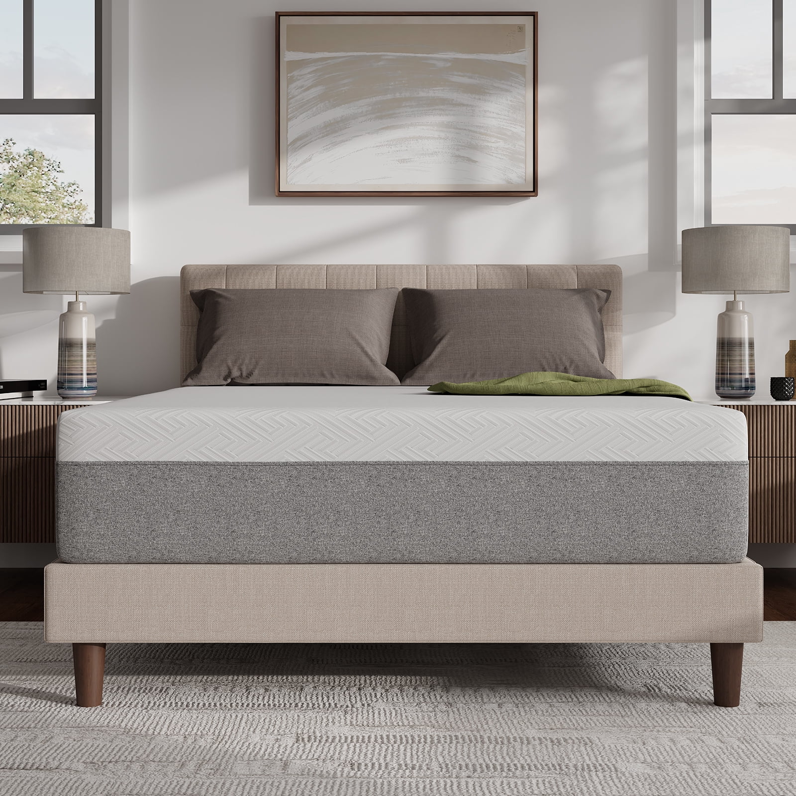 Novilla 12 Inch King Mattress, Gel Memory Foam Mattress King Size in a Box with Comfort Foam for Pressure Relief & Body Support & Cool Night Sleep, CertiPUR-US Certified