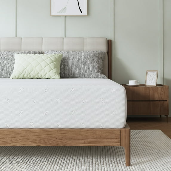 Novilla 6 Inch Queen Size Mattress, Queen Memory Foam Mattress with Cooling Foam & Breathable Comfort Layer, Removable Cover, Pressure Relief Mattresses in a Box for Cool Touch & Support