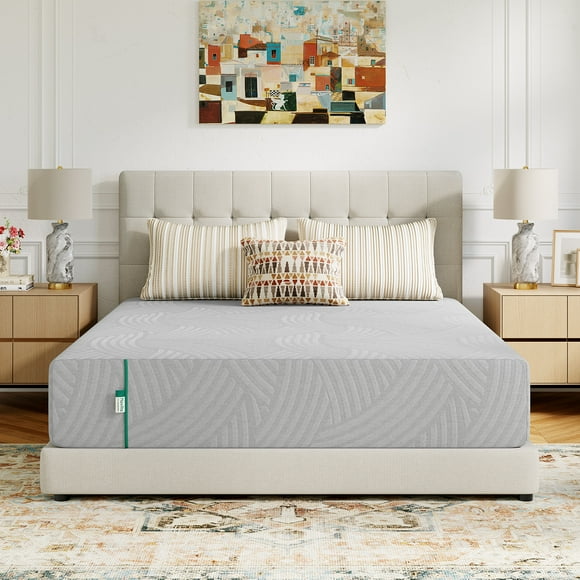 Novilla Atease 12" Medium Gel Memory Foam Mattress,Adult,Queen