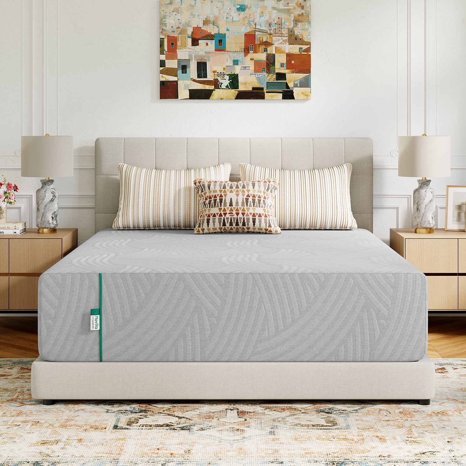 Novilla Atease 14" Queen Size Medium Adult Memory Foam Mattress