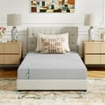 thumbnail image 1 of Novilla Atease 6" Medium Gel Memory Foam Mattress,Adult,Queen Size, 1 of 9