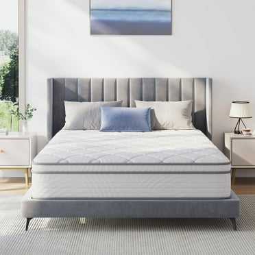Novilla Essential 12'' Medium-Firm Hybrid Mattress, Queen Size