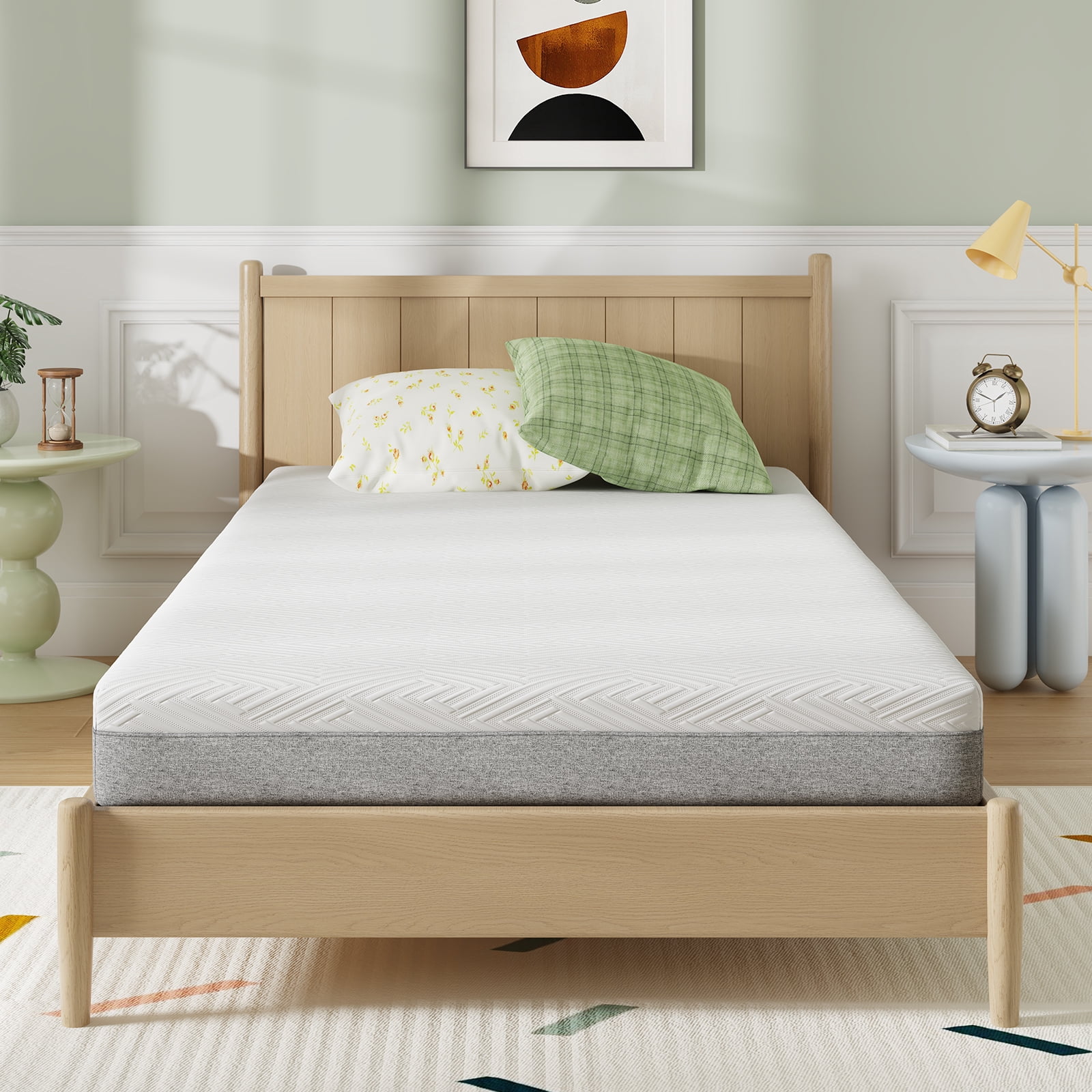 Novilla Full Size Mattress, 6 Inch Full Mattresses for Kids, Gel-infused Memory Foam Mattress for Pain Relief & Supportive & Cooling Sensation, CertiPUR-US Certified in a Box
