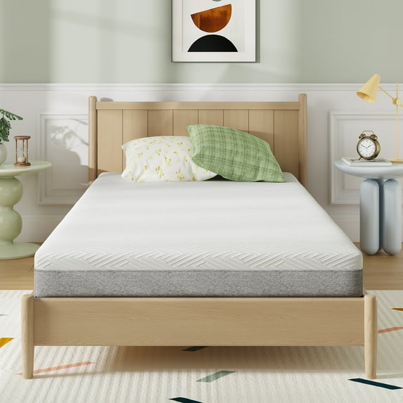Novilla Full Size Mattress, 6 Inch Full Mattresses for Kids, Gel-infused Memory Foam Mattress for Pain Relief & Supportive & Cooling Sensation, CertiPUR-US Certified in a Box