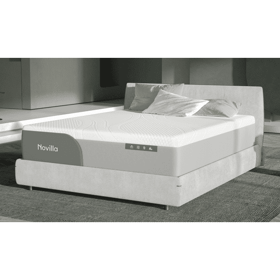 Avenco GreyZen 10 inch Full Medium Gel Memory Foam Mattress,Adult