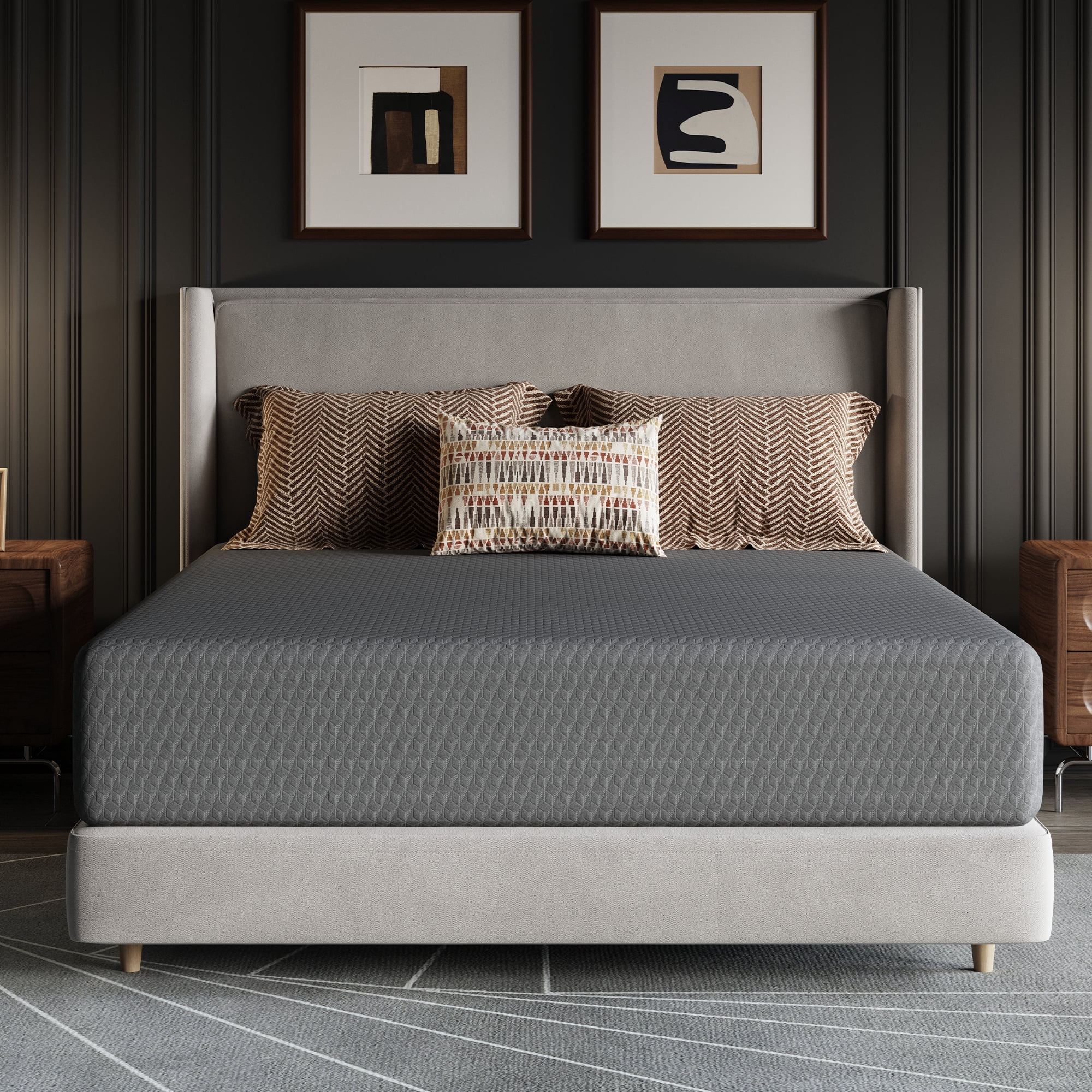 Avenco Lumina 10" Medium Adult Cooling Gel Memory Foam Mattress, Queen Size