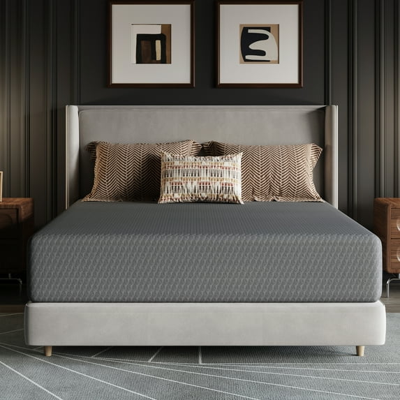 Avenco Lumina 12" Medium Adult Cooling Gel Memory Foam Mattress, Queen Size