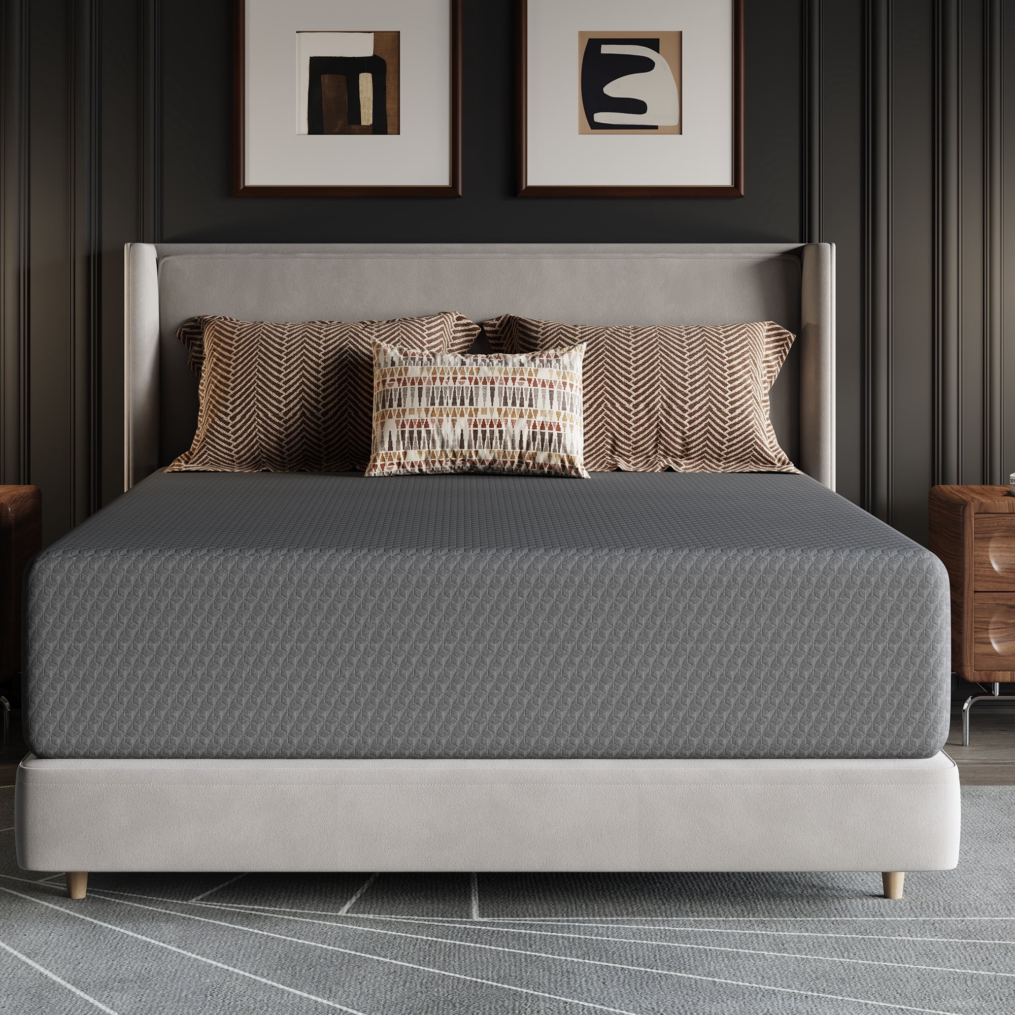 Avenco Lumina 14" Medium Adult Cooling Gel Memory Foam Mattress, Queen Size