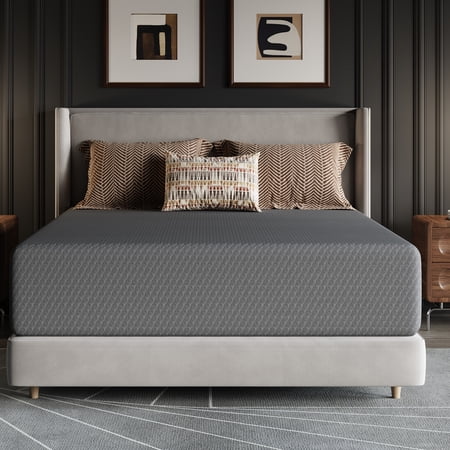 Avenco Lumina 14" Medium Adult Cooling Gel Memory Foam Mattress, Queen Size