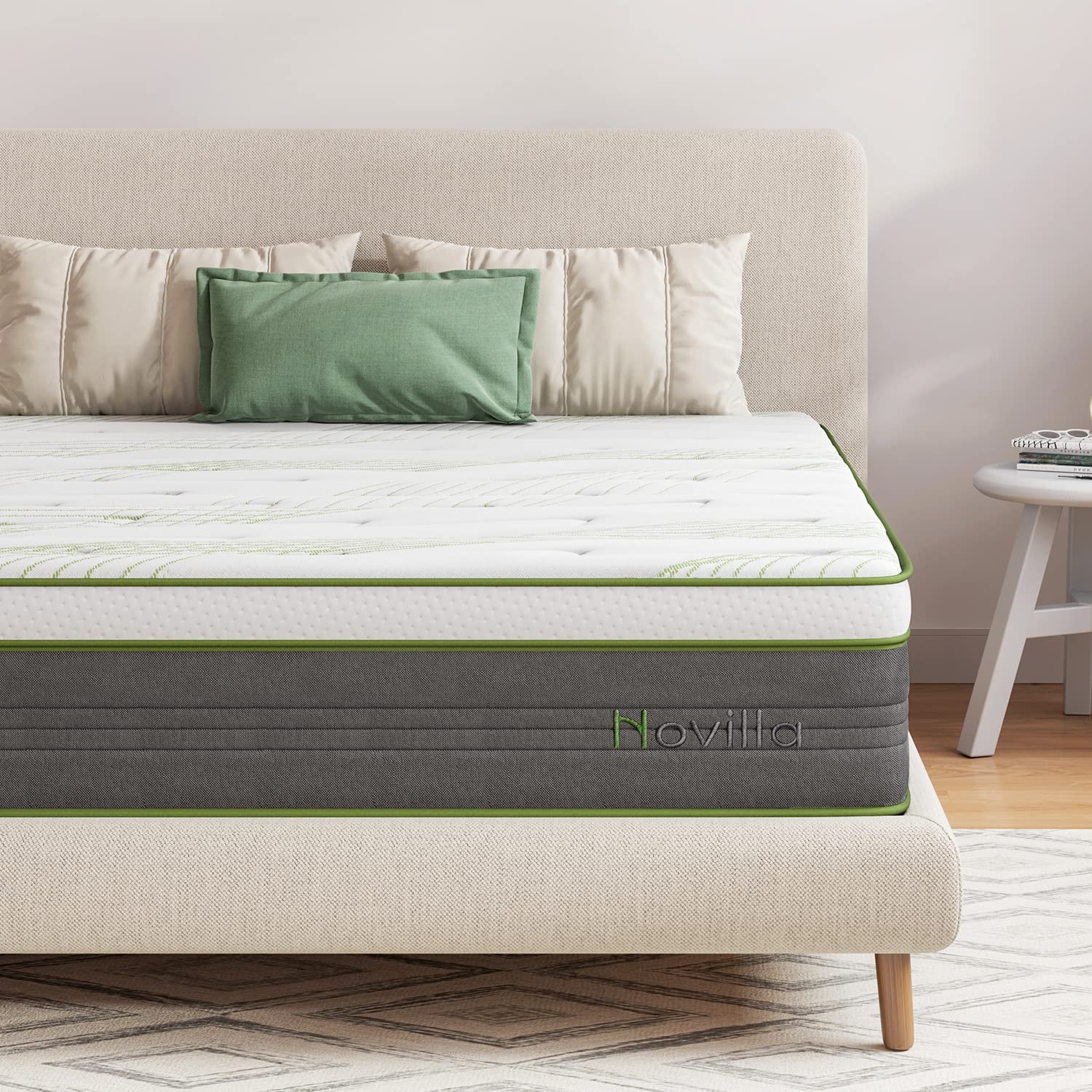Novilla Queen Mattress 12 Inch Gel Memory Foam Hybrid Mattress in a Box