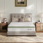 Novilla Snowfall 10 inch Bed in a Box Adult Pocket Spring Hybrid Mattress, Twin Size