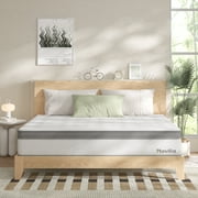 Novilla Soothe 10" Adult Memory Foam and Pocket Spring Hybrid Mattress, Queen Size