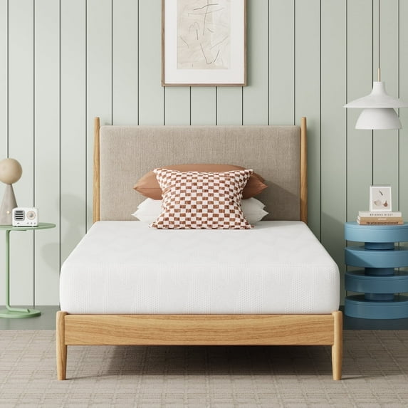 Novilla Twin Bed Mattress, 8 Inch Twin Size Mattress with Gel Memory Foam for Cooling Night Sleep, Pressure Relief & Comfort Sleep, CertiPUR-US Certified