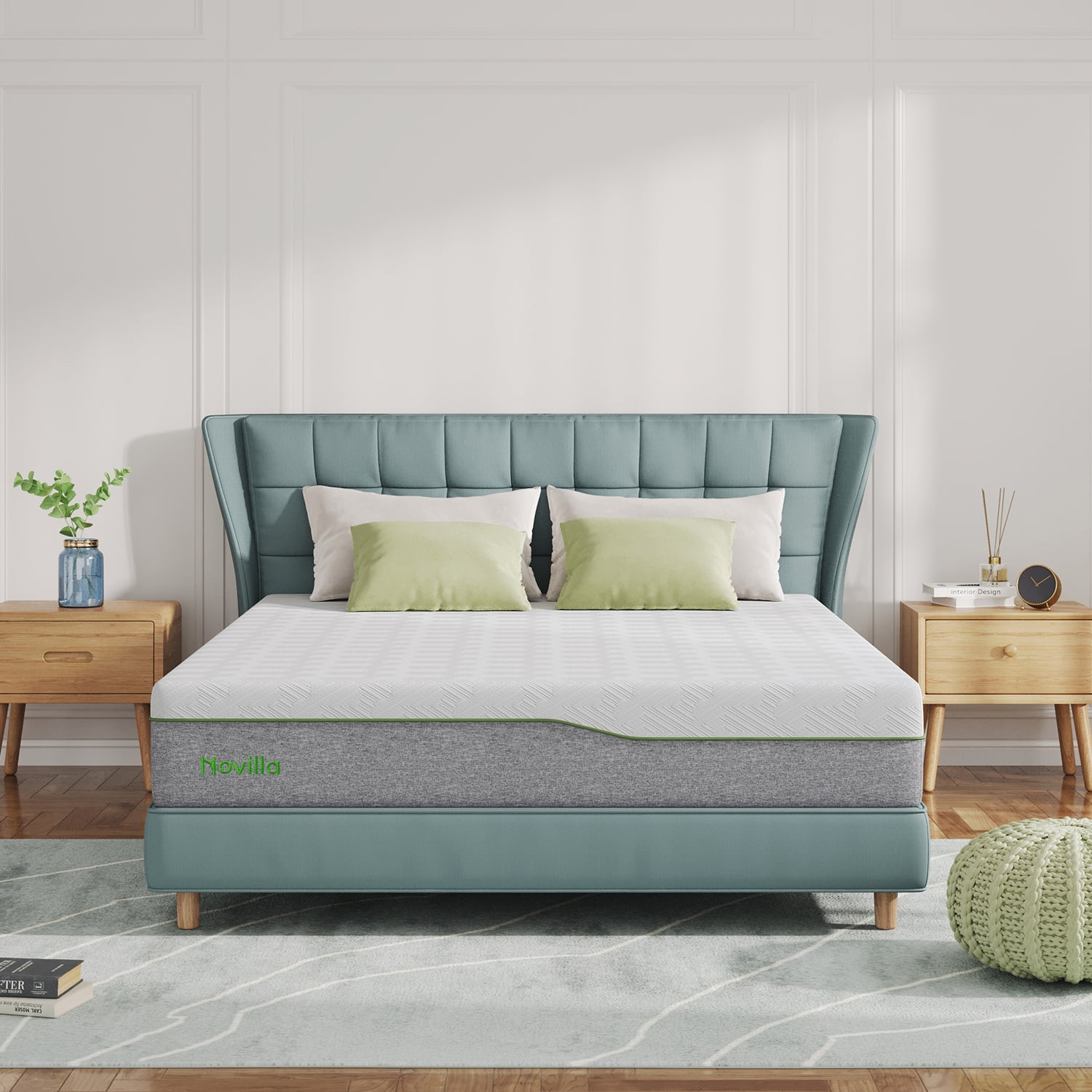 Novilla Twin Mattress 10 inch Gel Memory Foam Mattress in a Box Twin