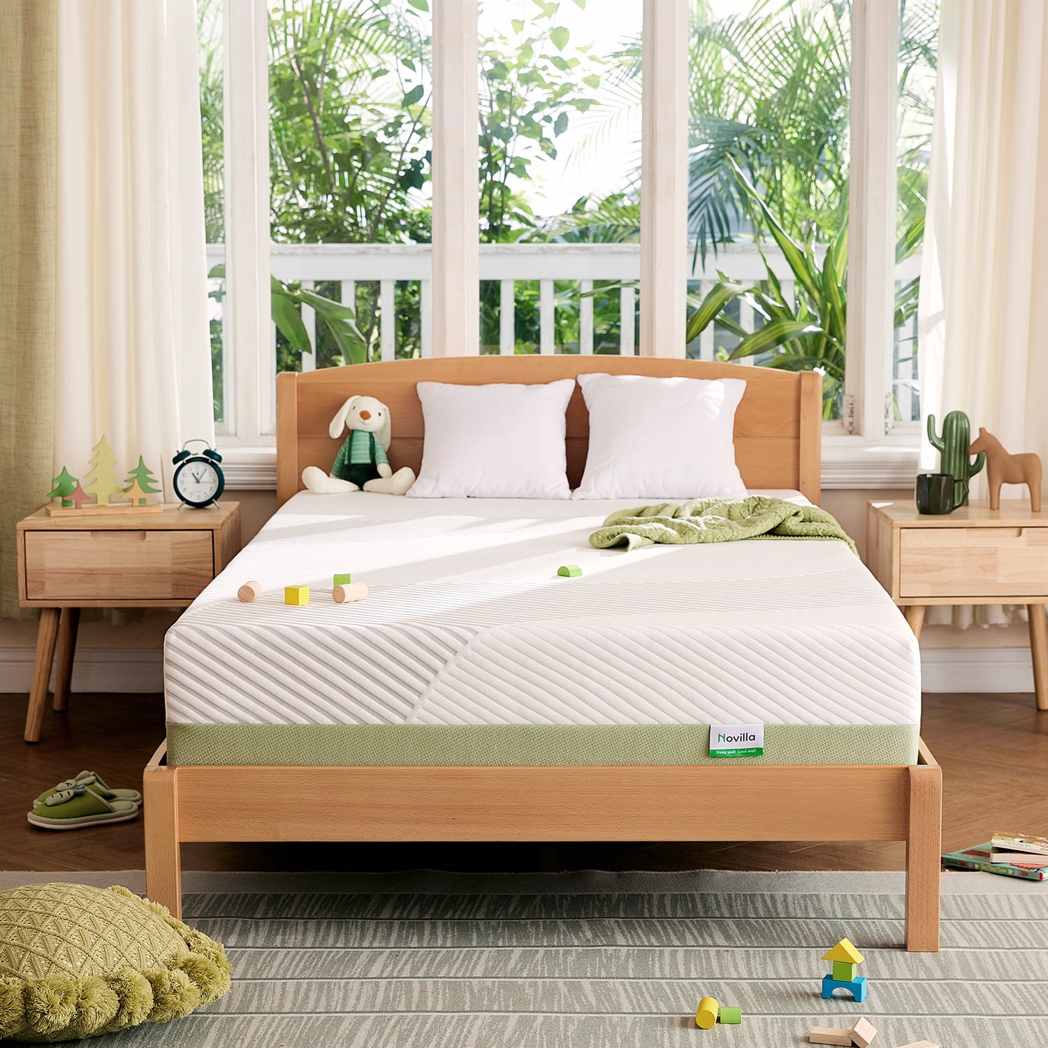 Novilla Twin Mattress 6 Inch Gel Memory Foam Mattress in a Box, Twin