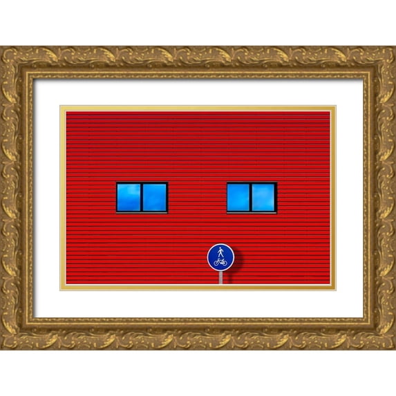 Novillo, Alfonso 18x13 Gold Ornate Wood Framed with Double Matting Museum Art Print Titled - Journey