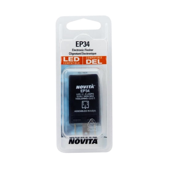 Novita 3 Terminal, 12-Volt Electronic Hazard Warning and Turn Signal Flasher LED, 1 each, sold by each