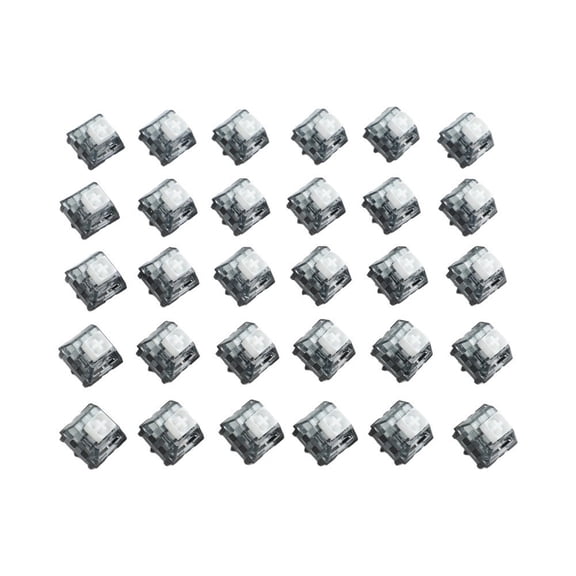 Novixy 30 Hot-Swappable Mechanical Keyboard Switches Suitable for Gaming And office Use,White