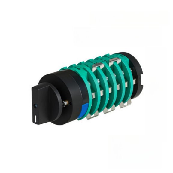 Novixy 32A 6-Section Rotary Changeover Switch 10-Gear Gas Shielded Welding Selector KDHC-32 for Fine Tuning Control AC240V-440V Industrial Green