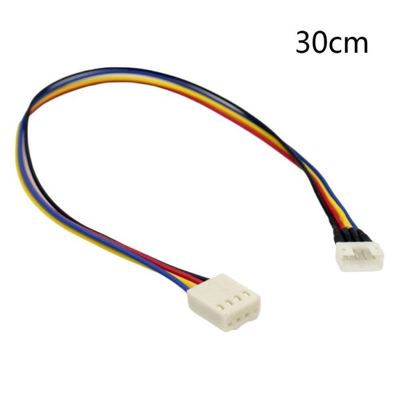 Novixy 4-Pin PWM GPU Fan Adapter Extension Cable, Graphics Card Cooling Wire for Motherboard Temperature Control, Flexible 30cm/50cm Connector