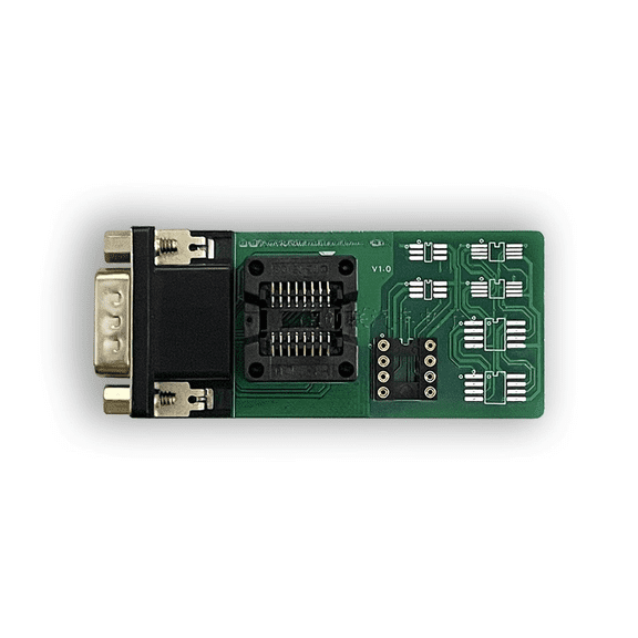 Novixy 8 Pin EEPROM Programmer Adapter for Chip Reading Writing, 2.2V Low Voltage Socket Tool Compatible with 8-Pin ICs