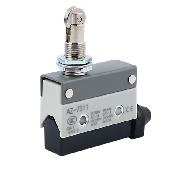 Novixy AZ7311 Waterproof Limit Switch 10A 250V Small Roller Lever Travel Switch 1NO1NC IP66 Metal Housing for CNC Automation Control