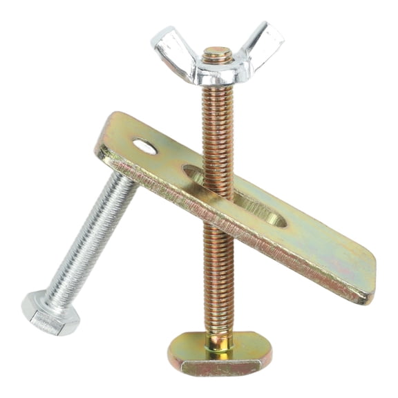 Novixy CNC Engraving Machine Press Plate Clamp Fixture, T-Slot Hold Down Bow Clamp Kit for Working Table, 80mm or 100mm Steel Toggle Clamp
