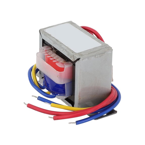 Novixy EI48 Power Transformer 220V to 12V-0-12V 24V, 10W AC Voltage Converter with Center Tap, Copper Wire Core for Audio Amplifier DIY Projects