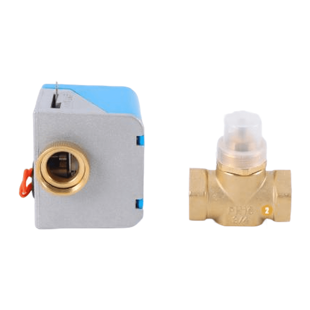 Novixy Electric Two Way Solenoid Valve Brass DN15-DN32 for HVAC System ...